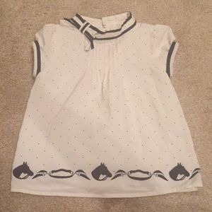 Off white blouse